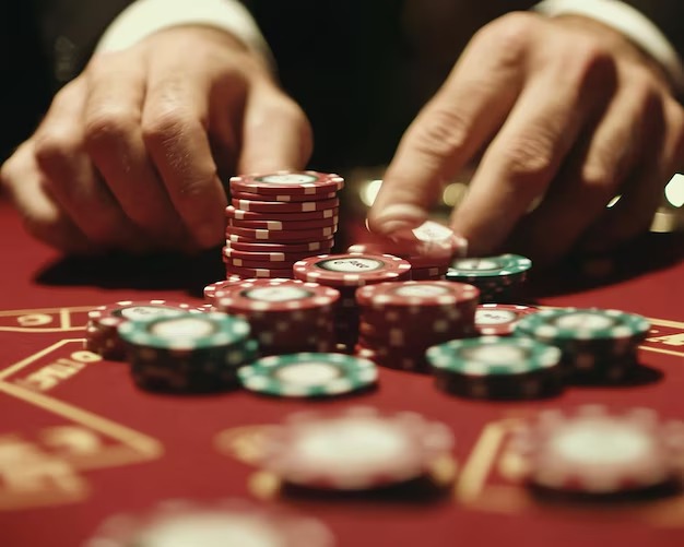 Live dealer table with multiple camera angles